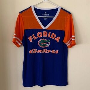 Colosseum Florida Gators V-Neck T-Shirt Size M